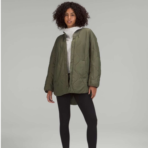 Lululemon Quilted Light Insulation Jacket – Medium Olive (8) - Picture 1 of 12
